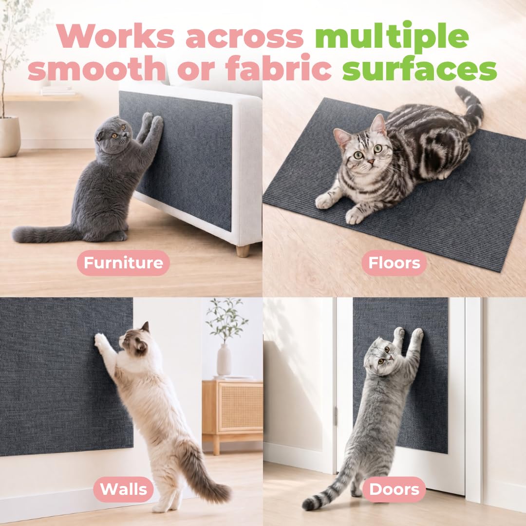 Best Pet Supplies tapis Catify installé dans un angle pour préserver coin