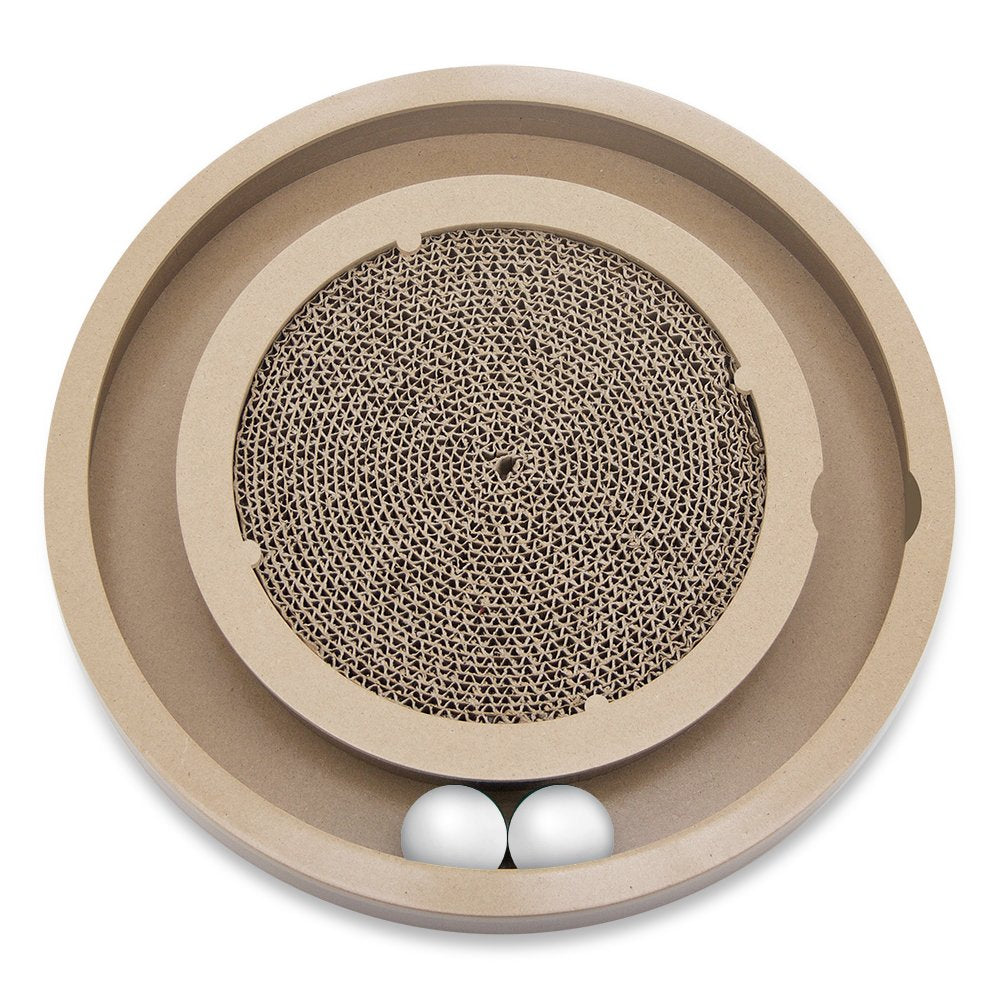 Best Pet Supplies Catify Spin n' Scratch face avant montrant design compact et discret