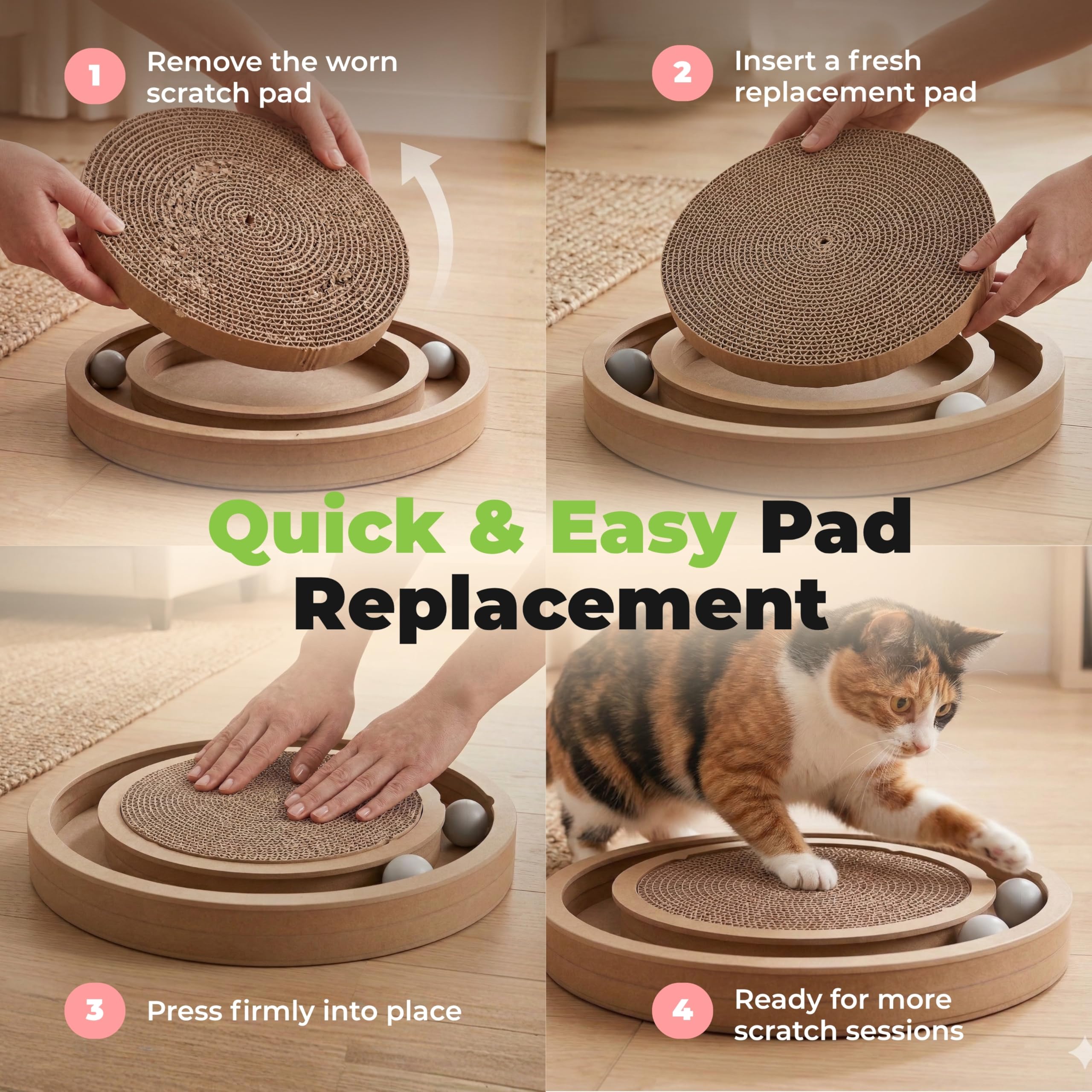 Best Pet Supplies détail double face, doublement de la durée d'utilisation