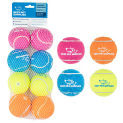 Best Pet Supplies emballage avant montrant pack de huit balles, utile pour choisir rapidement