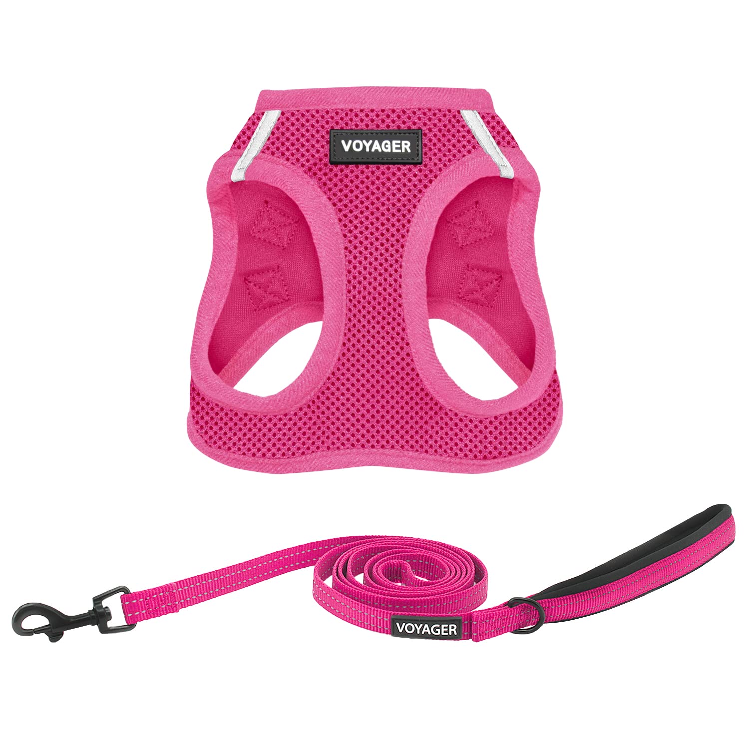 Best Pet Supplies harnais Voyager face montrant coupe confortable et respirante