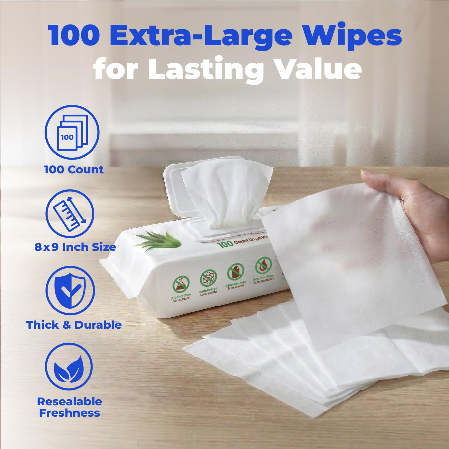 Best Pet Supplies pochette refermable garde lingettes humides en voyage