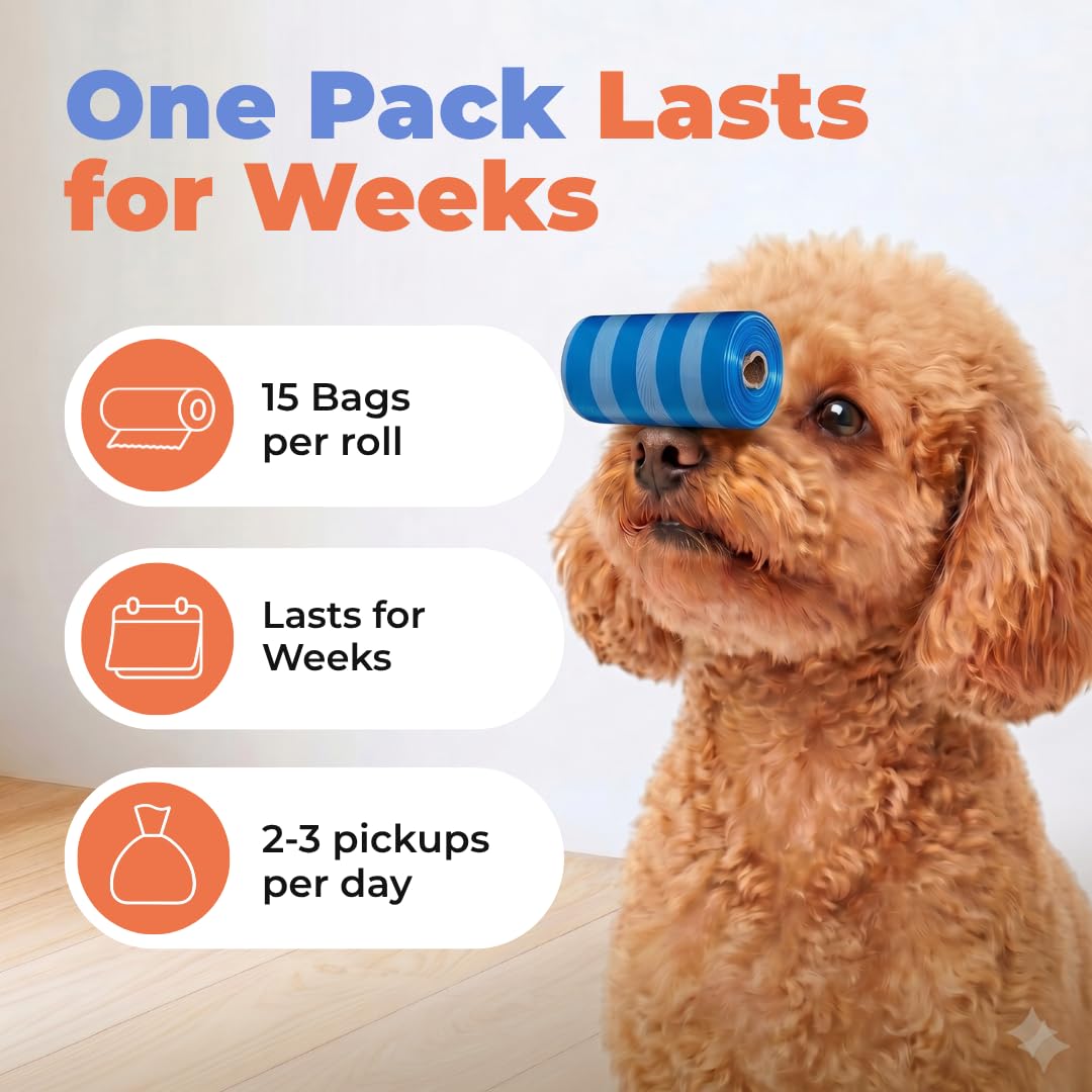 Best Pet Supplies rouleau dans distributeur portable, pratique pour promenades