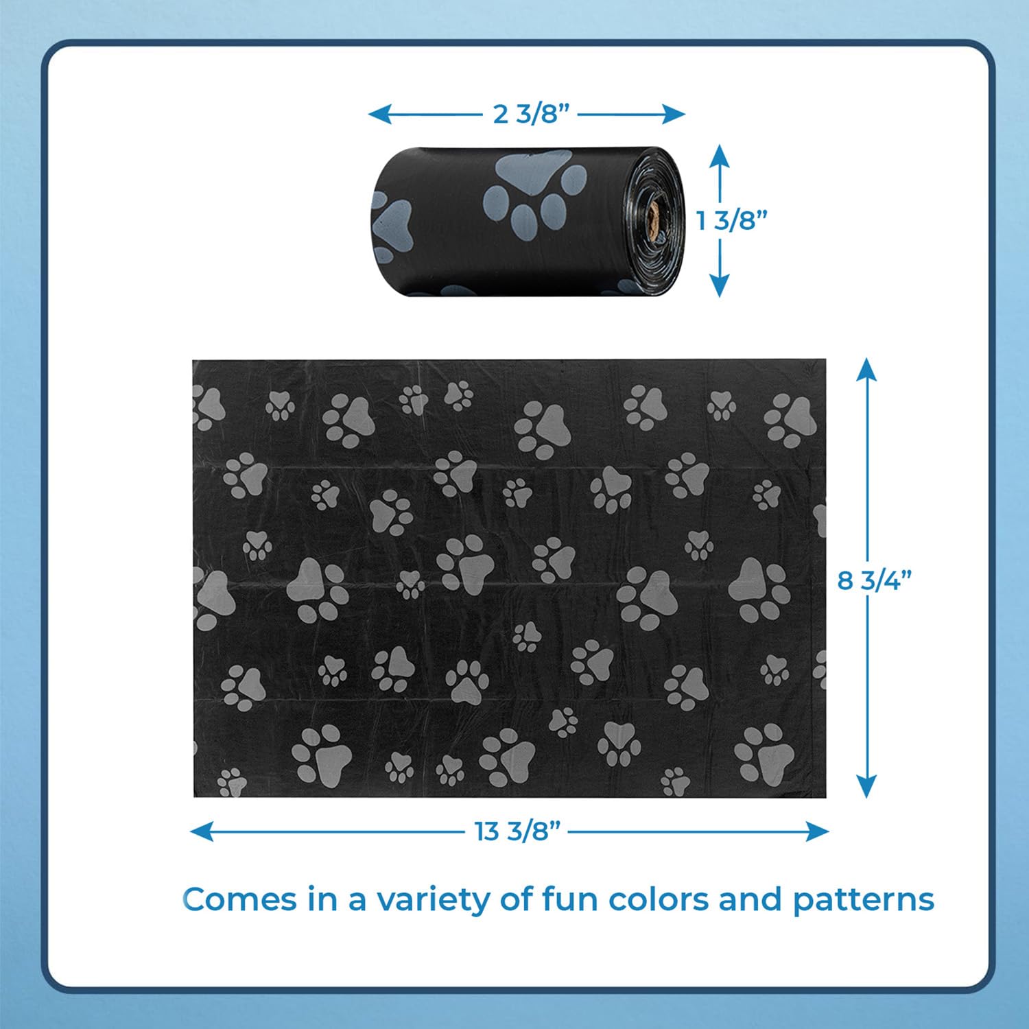 Best Pet Supplies usage en promenade, sac robuste pour collecte propre