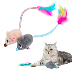Best Pet Supplies souris devant emballage montrant le set prêt à jouer