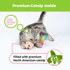 Best Pet Supplies détail de la queue en plume incitant au jeu instinctif