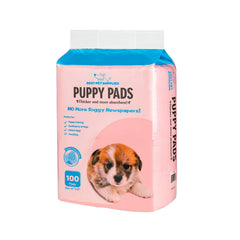 Best Pet Supplies emballage avant montrant 100 tapis rose et économie