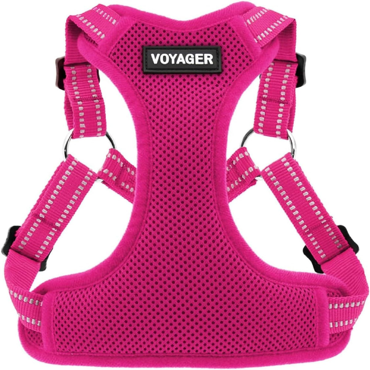 Best Pet Supplies harnais Voyager vue avant montrant un enfilage facile