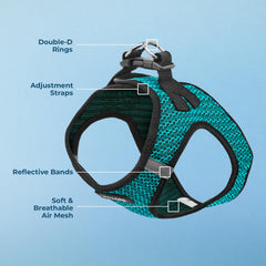 Best Pet Supplies boucle et velcro, fermeture sécurisée et rapide