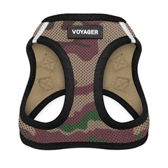 Best Pet Supplies harnais Voyager vue avant montrant coupe et fermeture, confort accru