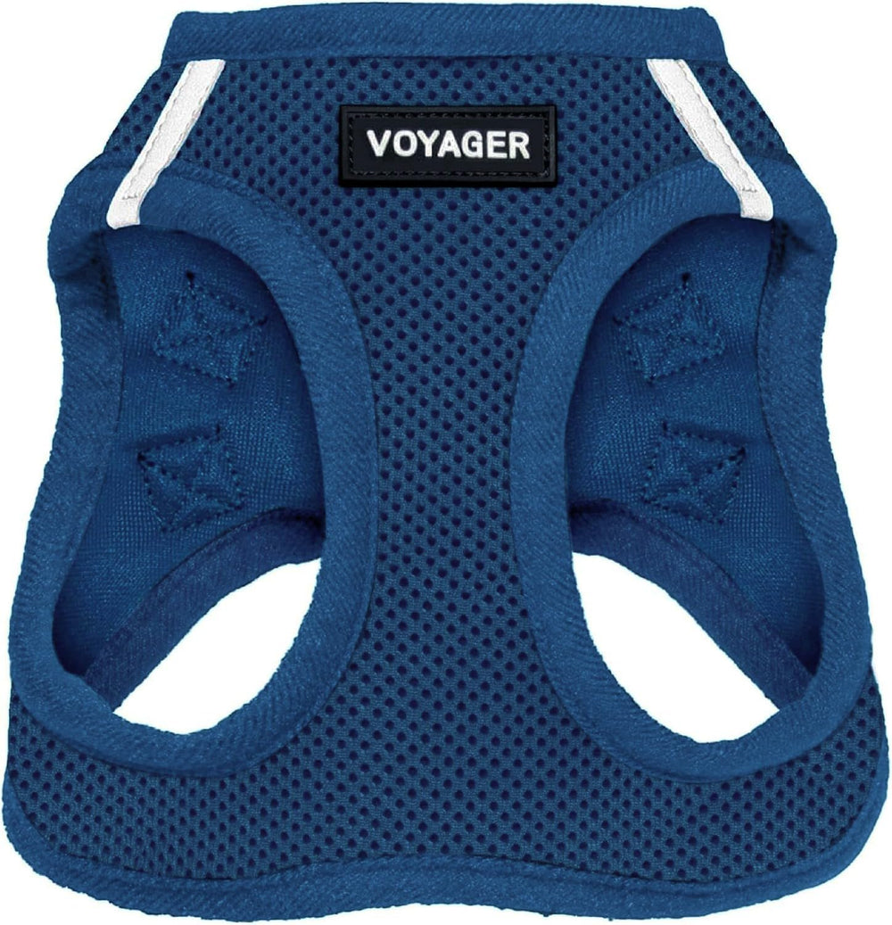 Best Pet Supplies harnais Voyager face avant en Royal Blue, maintien sûr