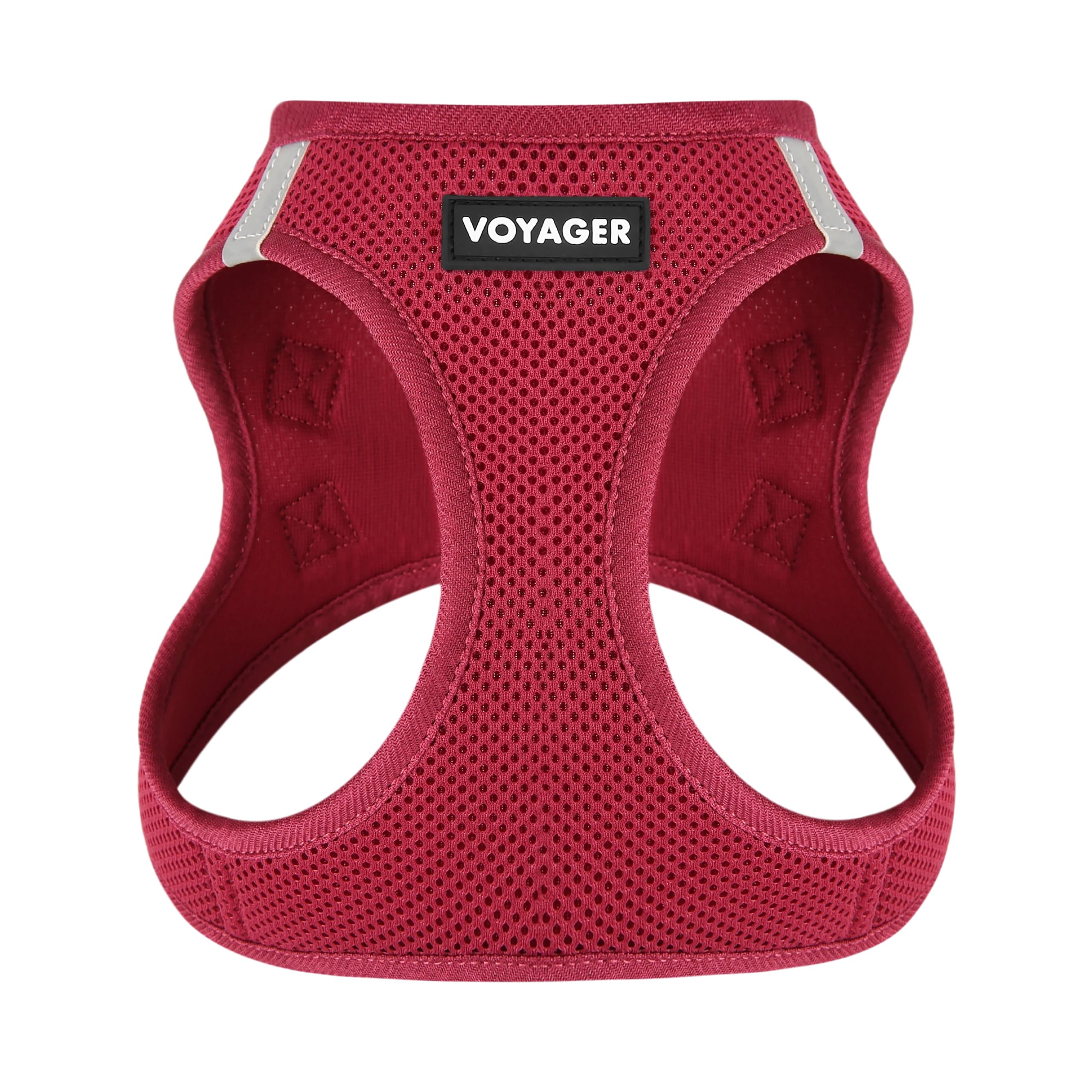 Best Pet Supplies harnais Voyager face avant bourgogne, design sûr et confortable