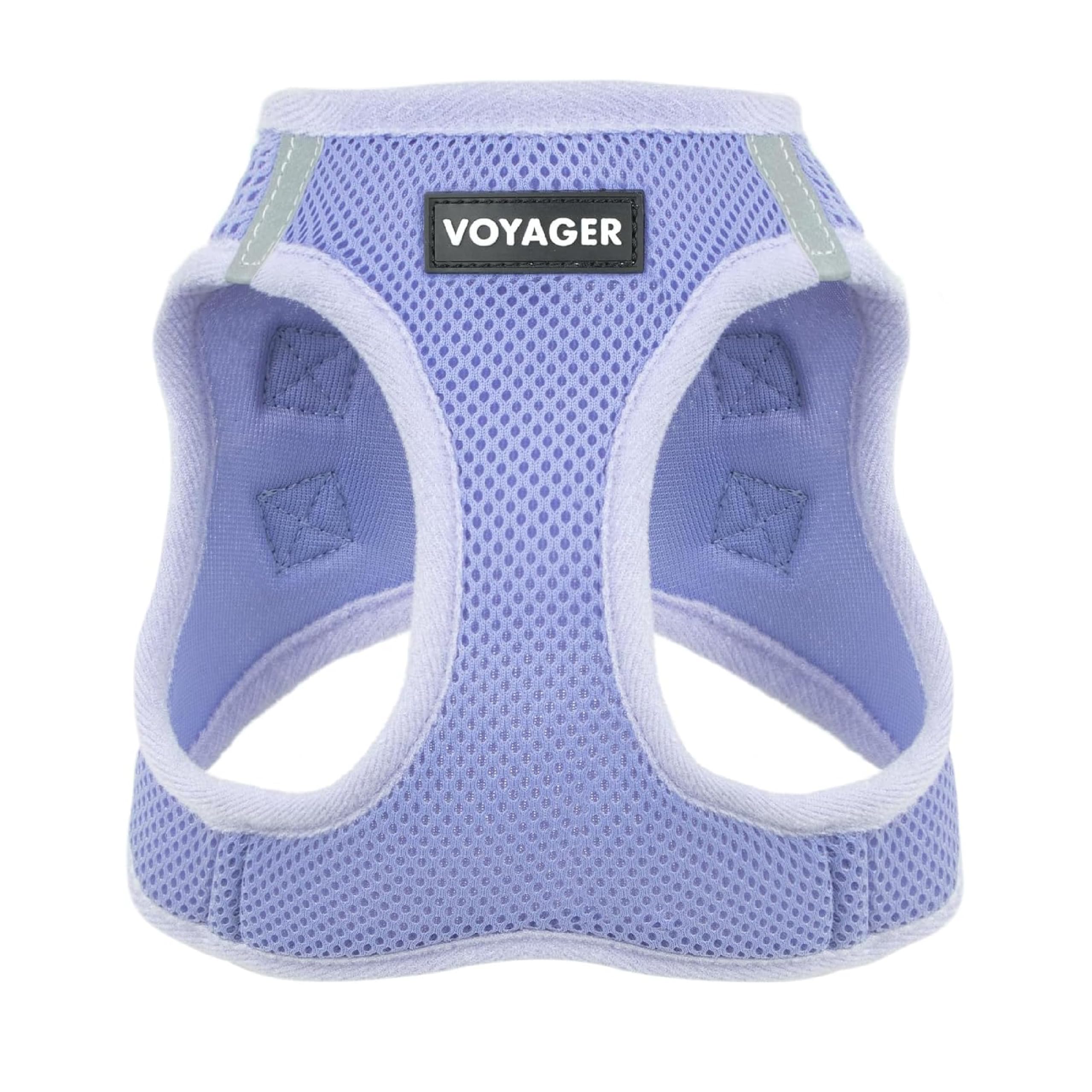 Best Pet Supplies harnais Voyager lavande face avant, confort instantané