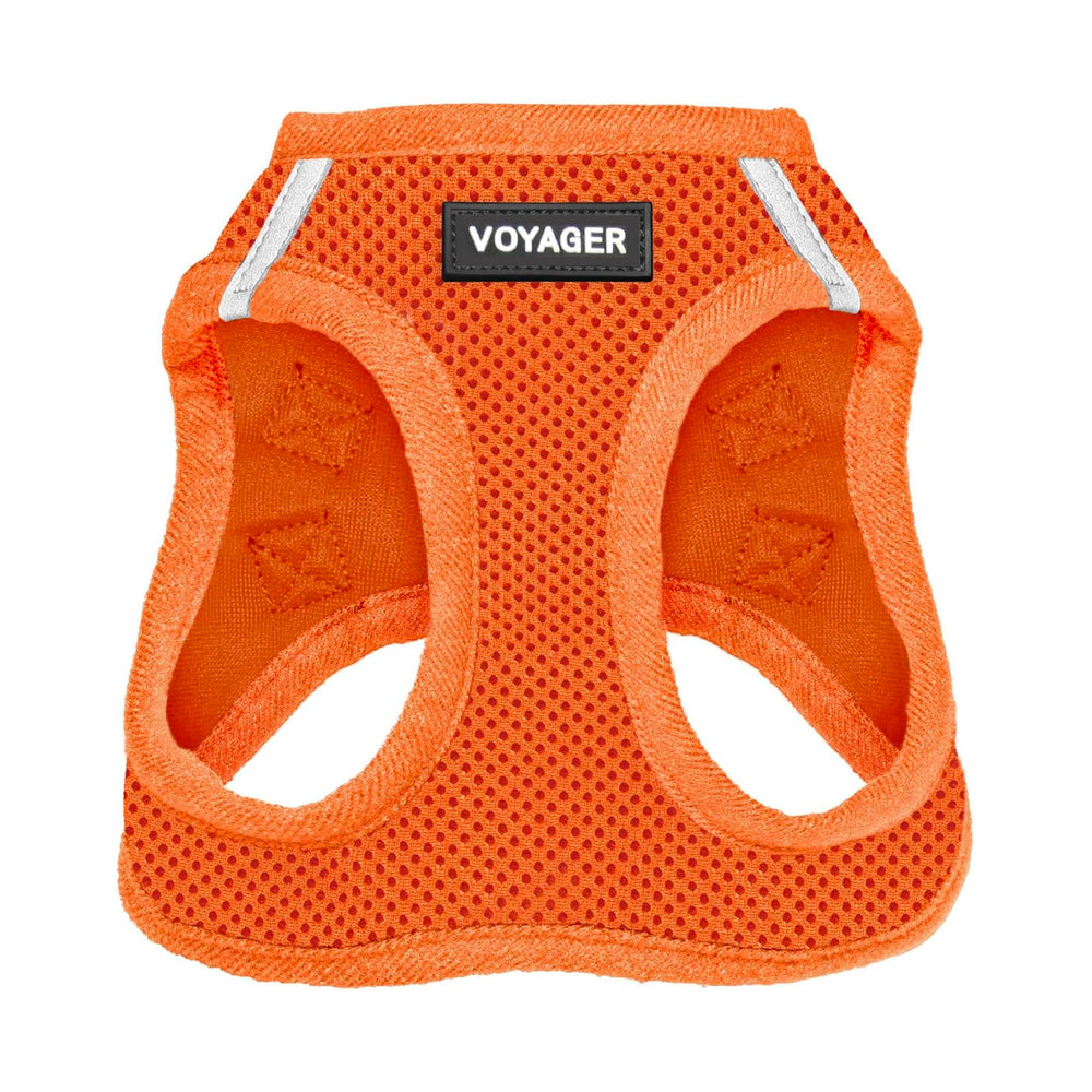 Best Pet Supplies harnais vue avant orange augmentant confort