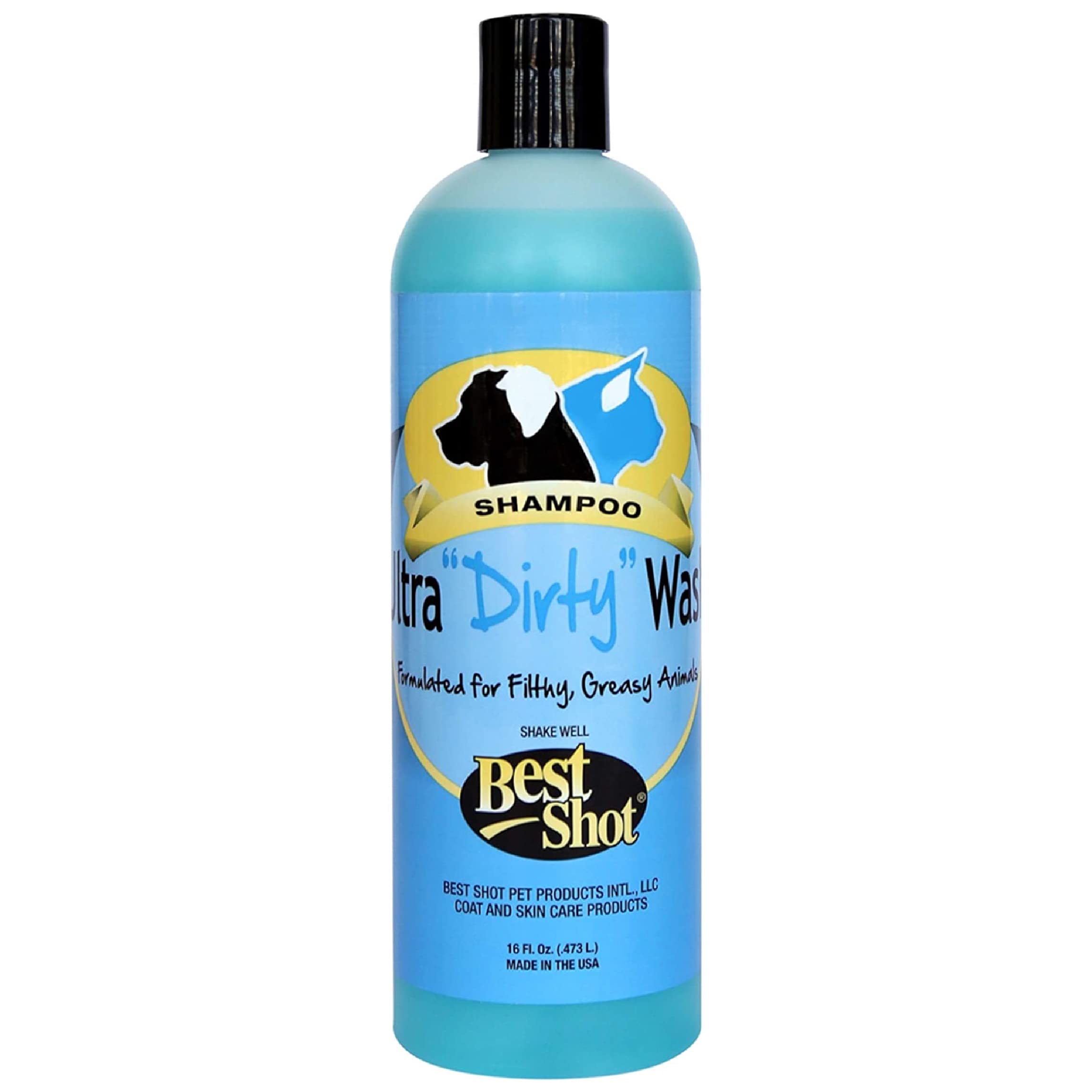 Best Shot flacon avant montrant 16 oz et usage professionnel