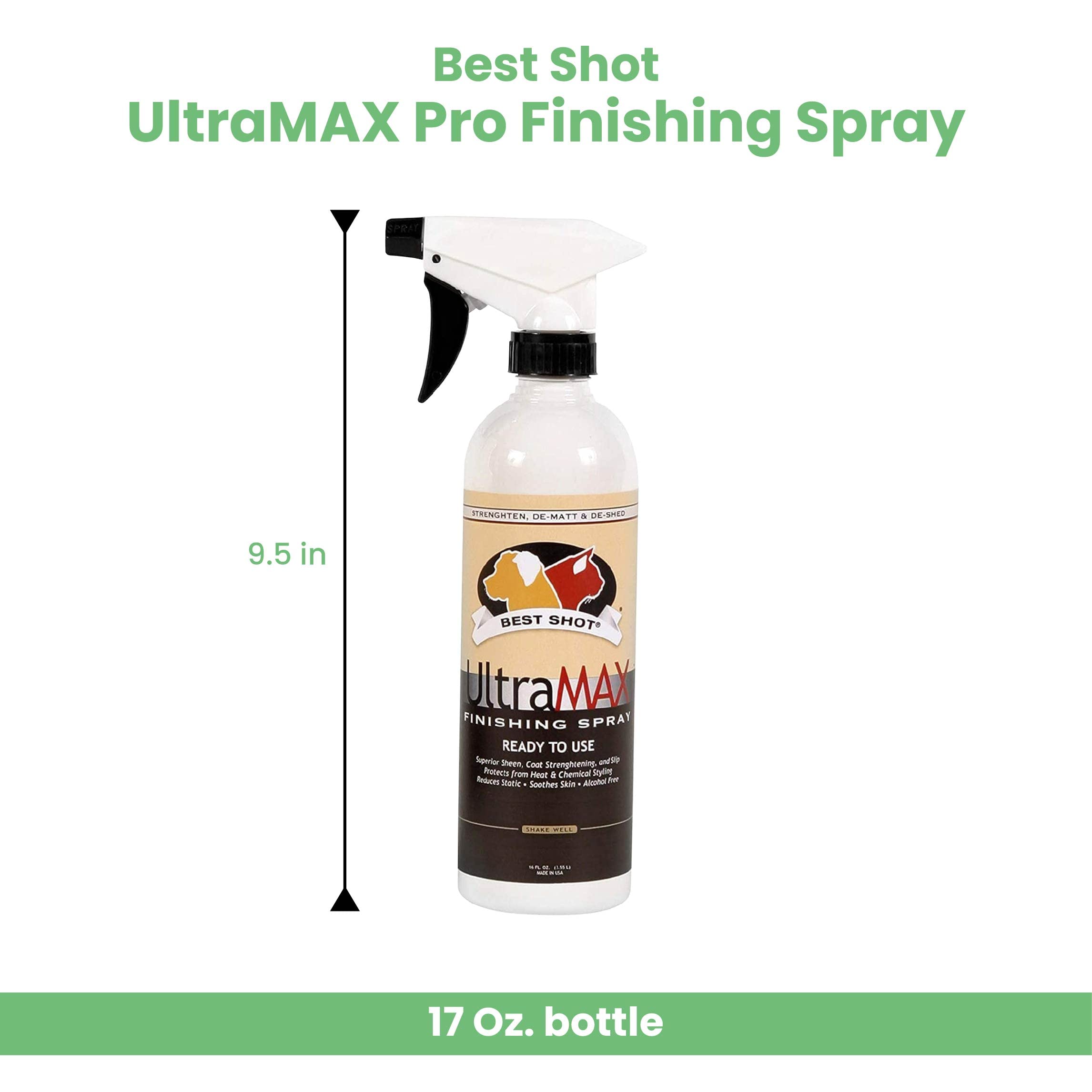 Best Shot flacon 17 oz pour usage fréquent et économie