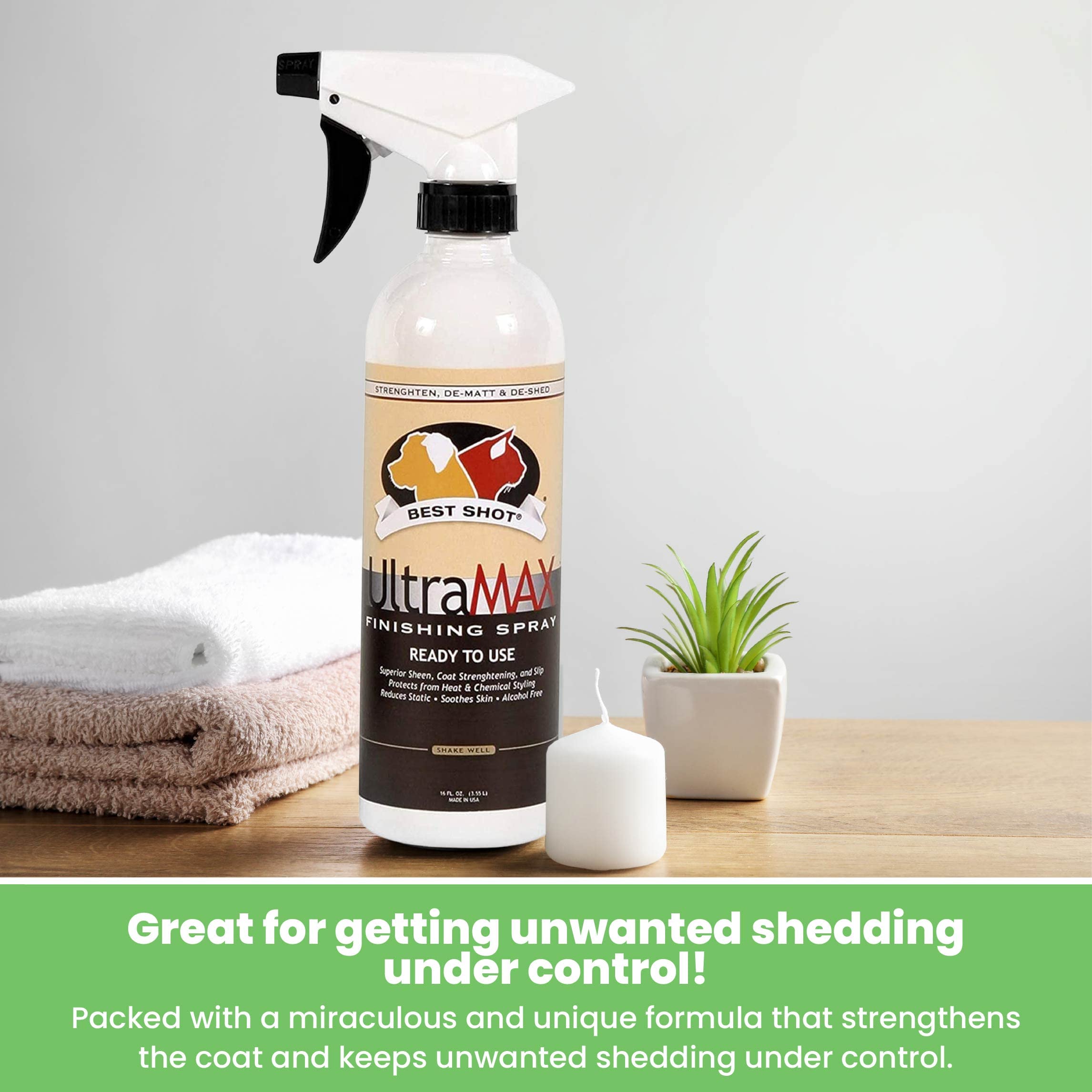 Best Shot produit en usage sur peignage en salon pour gain de temps