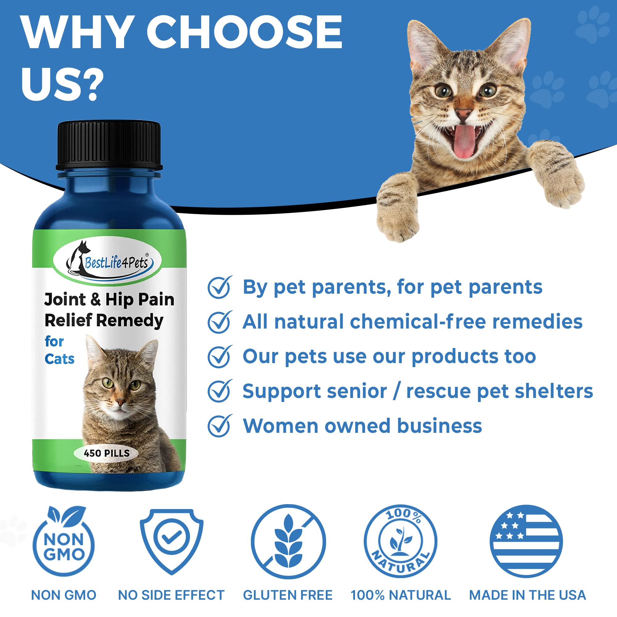 BestLife4Pets flacon ouvert révélant l'intérieur et facilitant le contrôle du dosage