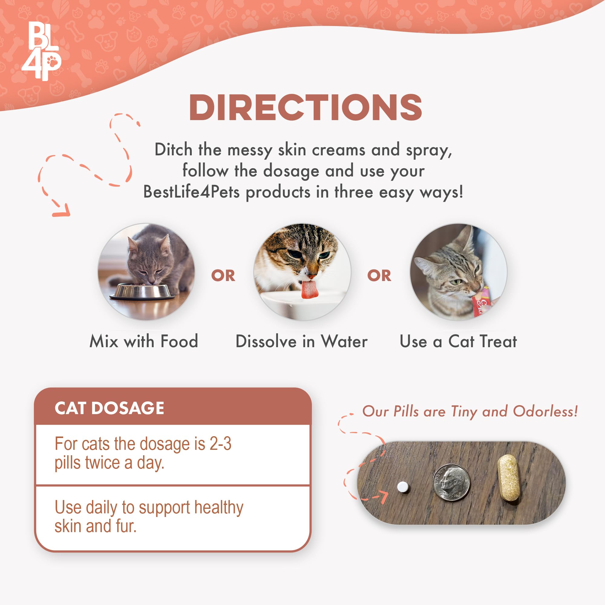 BestLife4Pets comprimés ajoutés à la nourriture humide pour acceptation
