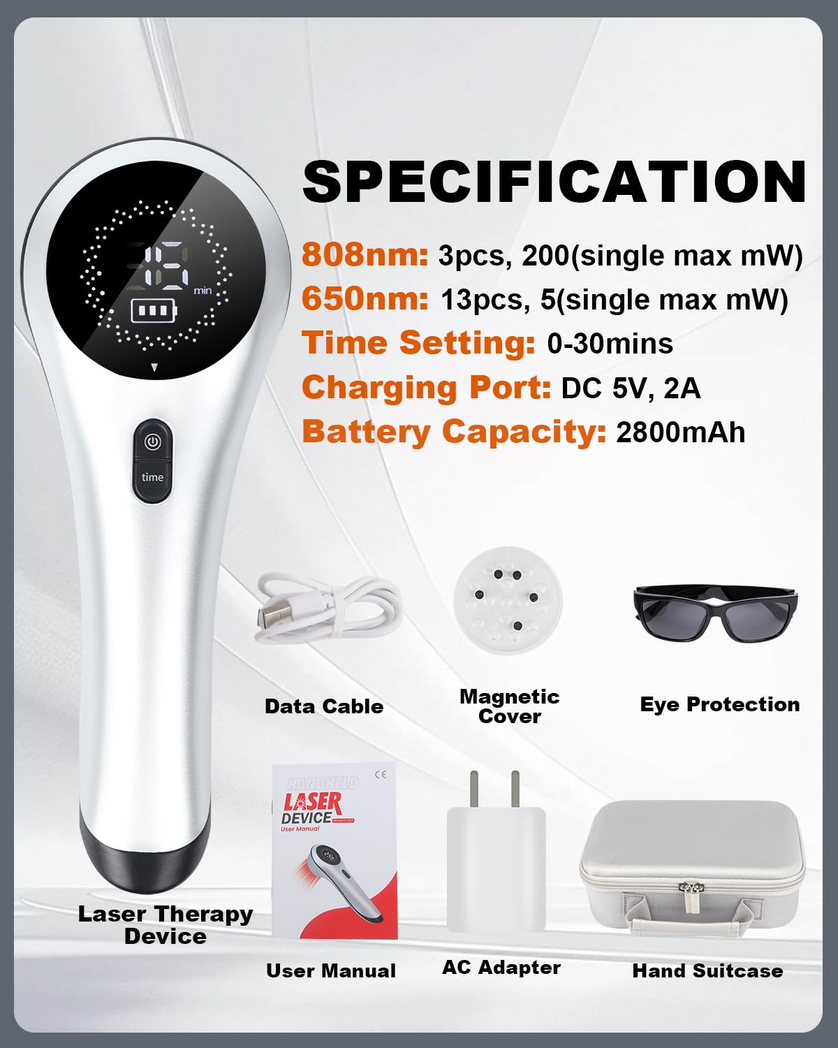 BETISBE ensemble d'accessoires avec lunettes de protection et câble pour utilisation sûre