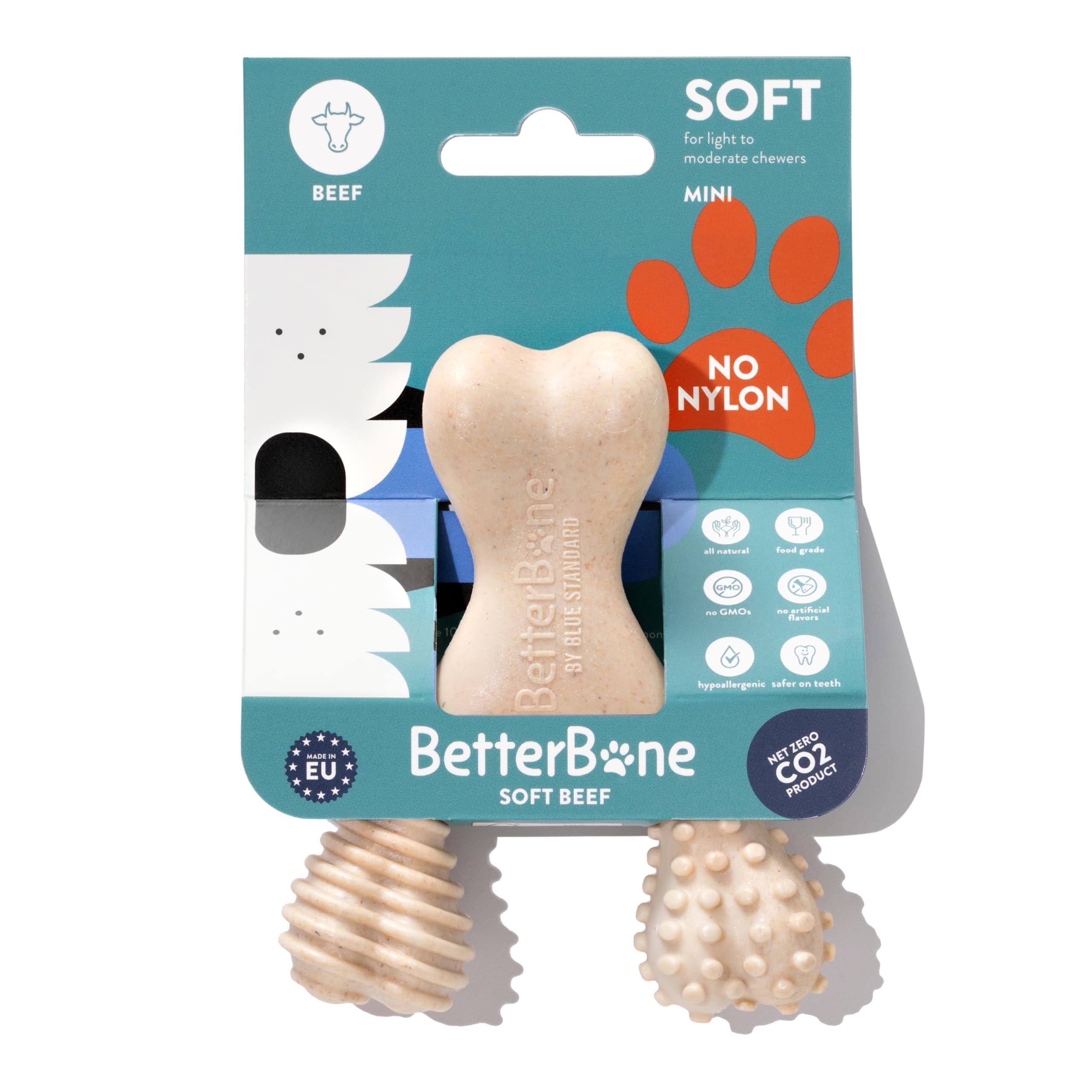 BetterBone emballage avant montrant l’étiquette et bénéfice sécurité
