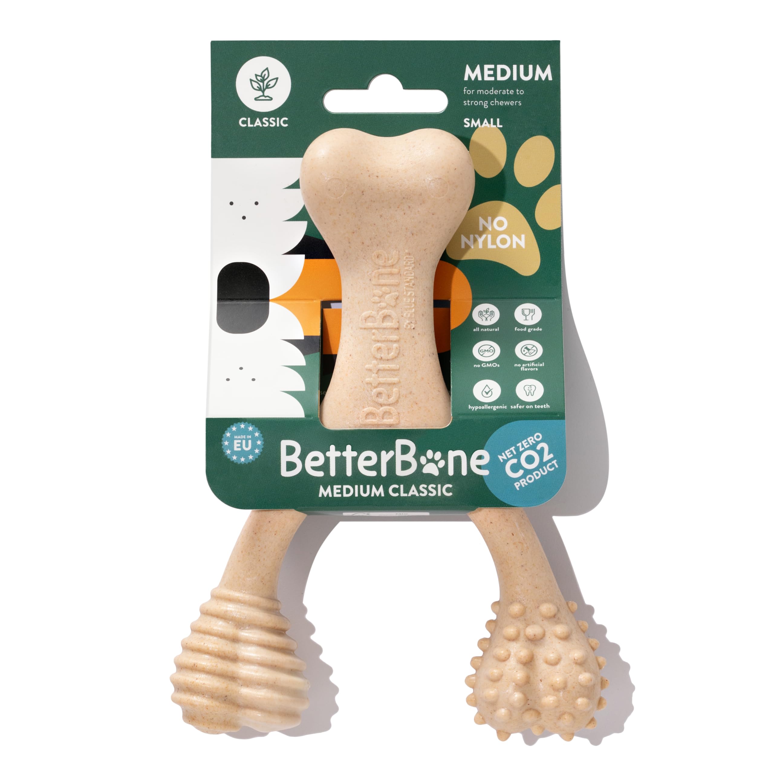 BetterBone face avant de l'emballage montrant durée et usage sûr