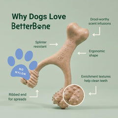 BetterBone gros plan sur texture montrant reliefs pour stimulation et usure contrôlée