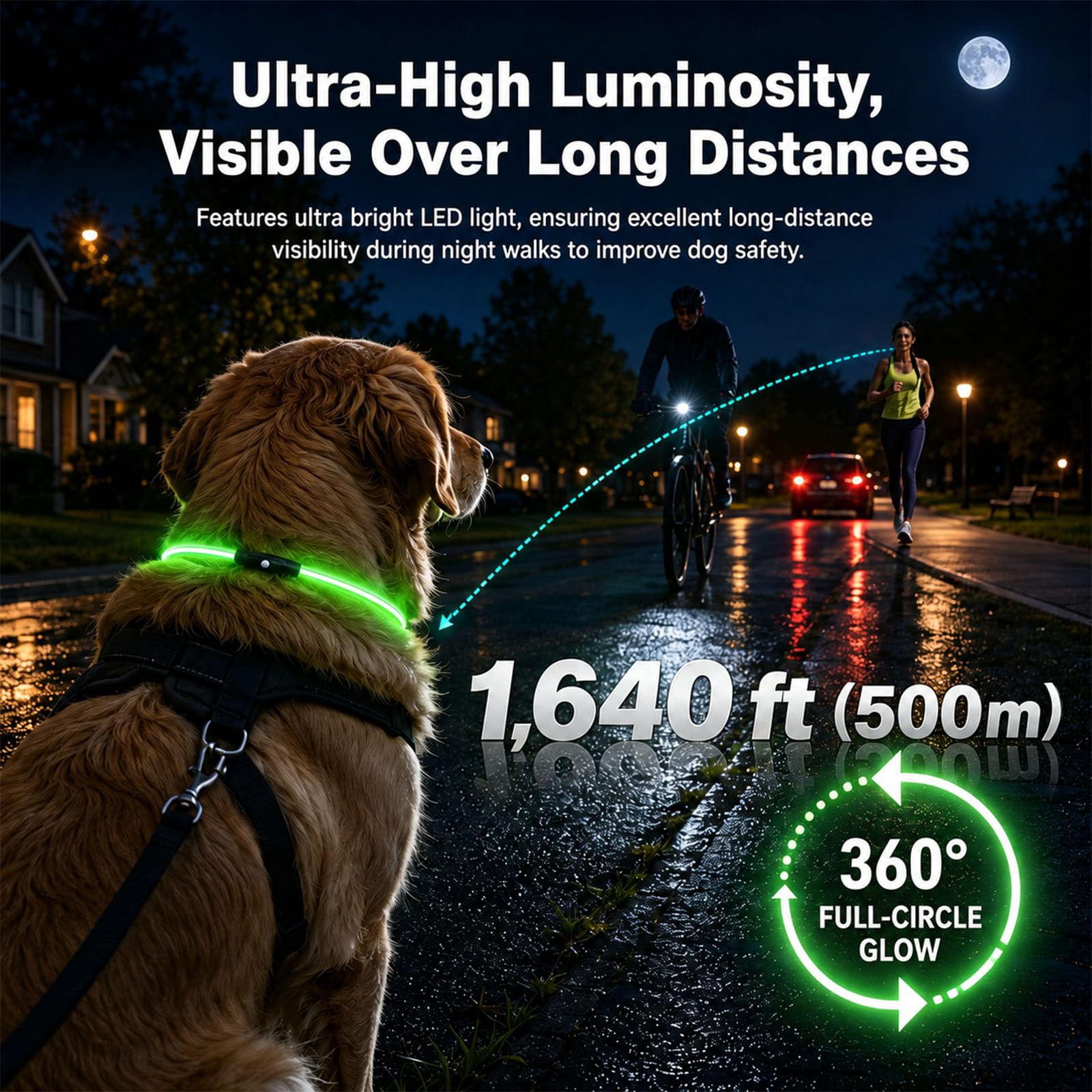 Gros plan des LED BevinMugford révélant luminosité et répartition uniforme