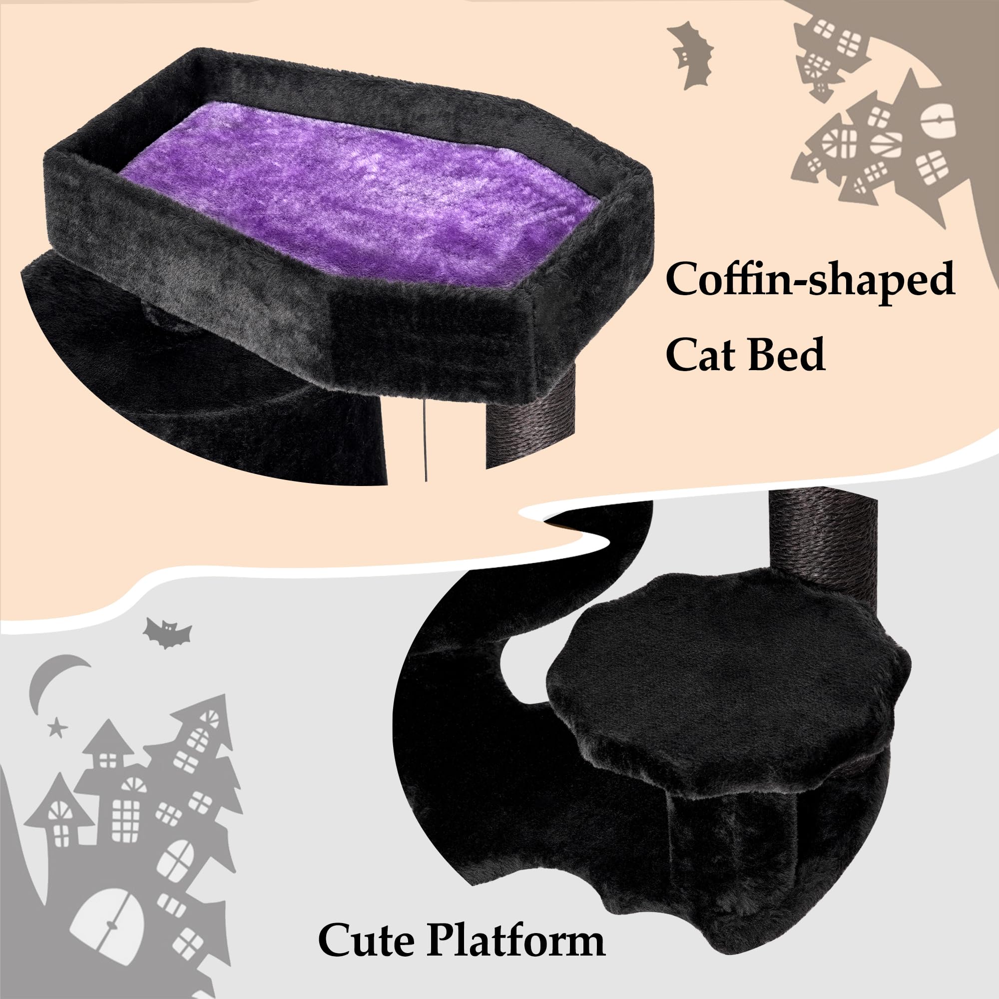 BEWISHOME base en forme de chauve‑souris stable renforçant l'équilibre