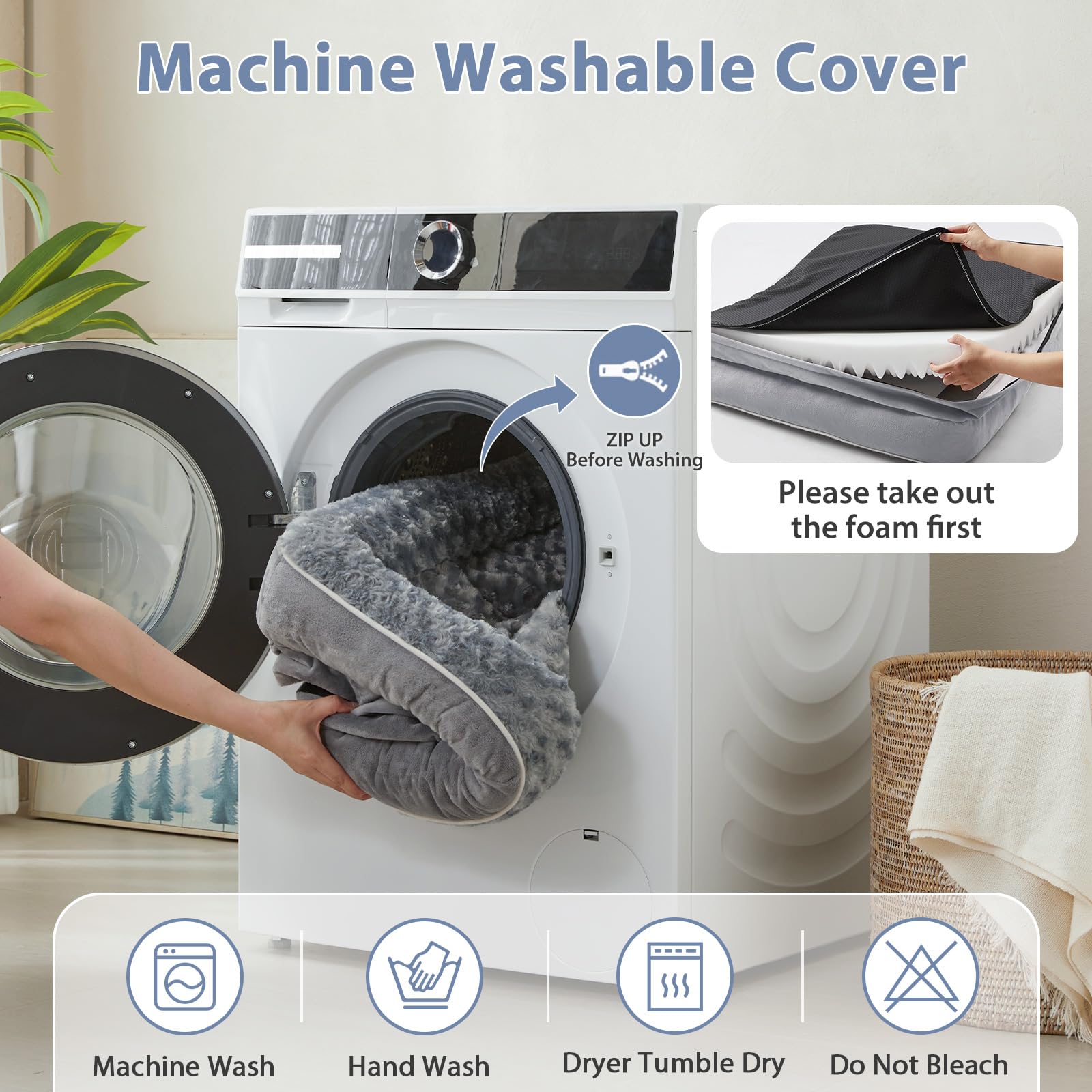 BFPETHOME angle en L offrant appui de la tête et maintien du cou pour repos