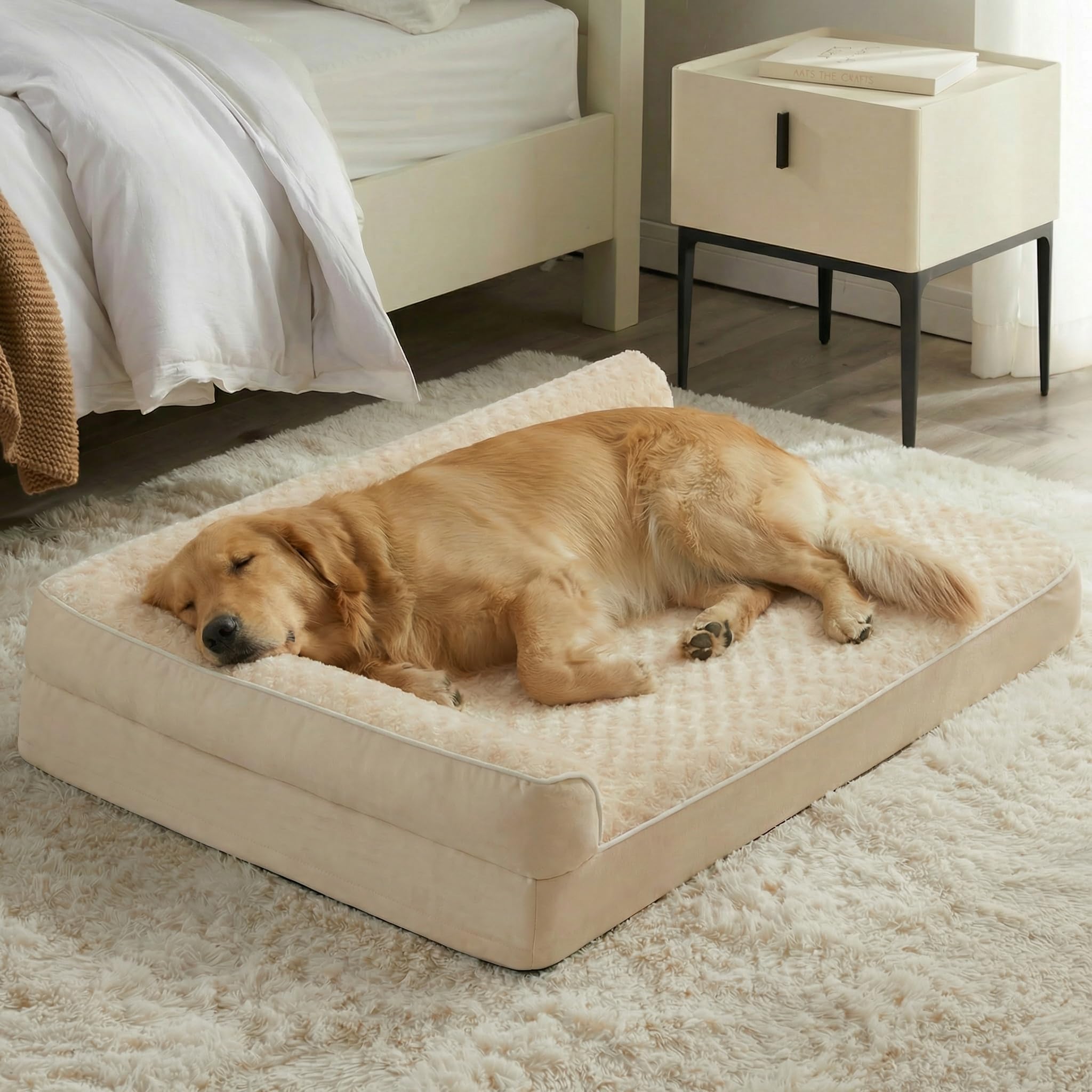 BFPETHOME lit orthopédique face avant montrant confort et soutien