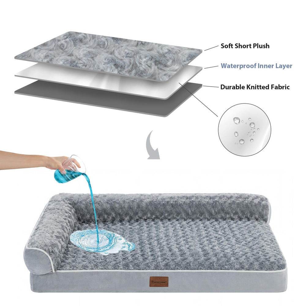 BFPETHOME détail membrane imperméable protégeant la mousse contre liquides