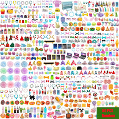 BGgefte coffret 50 pièces montrant variété d’accessoires pour fête