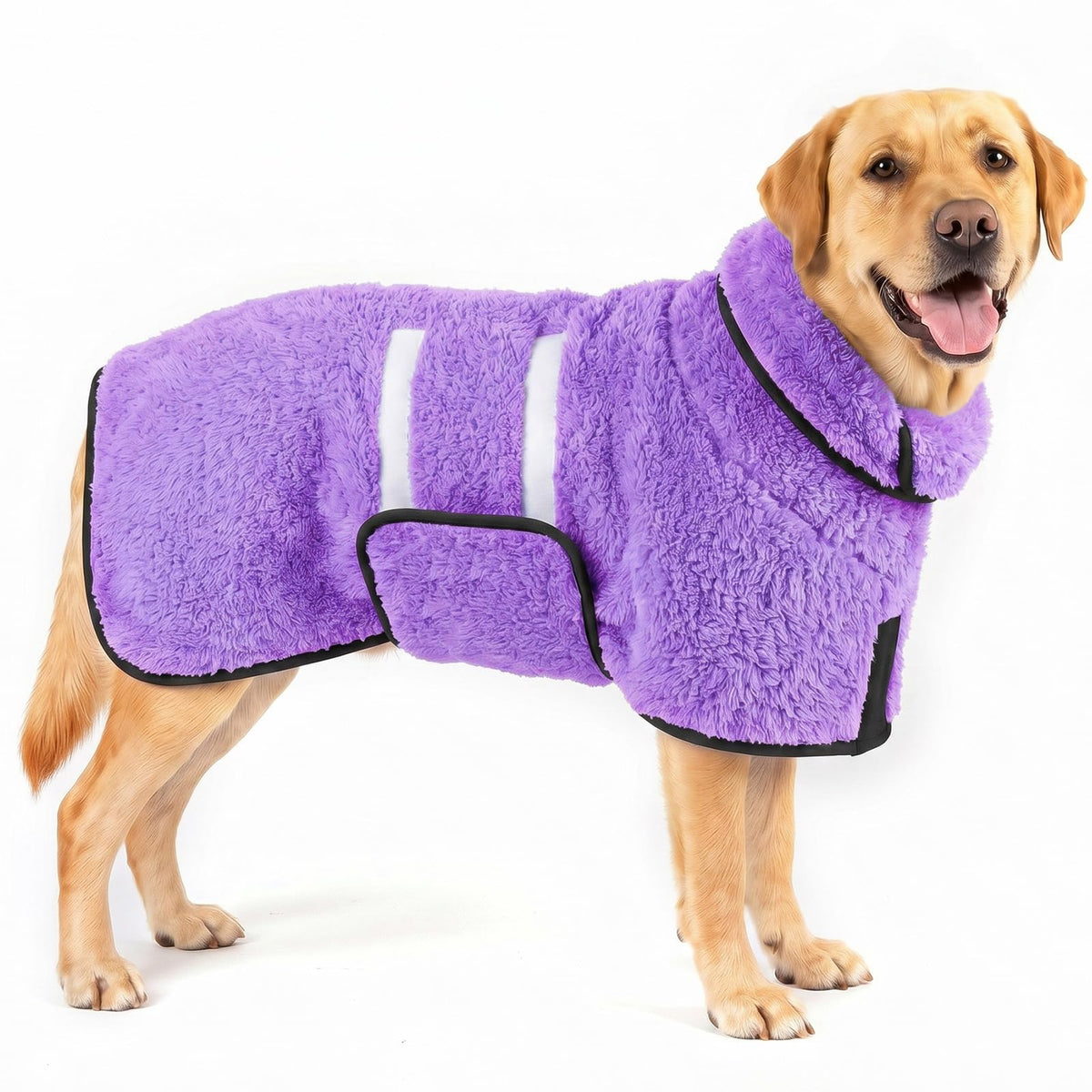 Bienbee peignoir face avant montrant coupe et taille pour séchage rapide