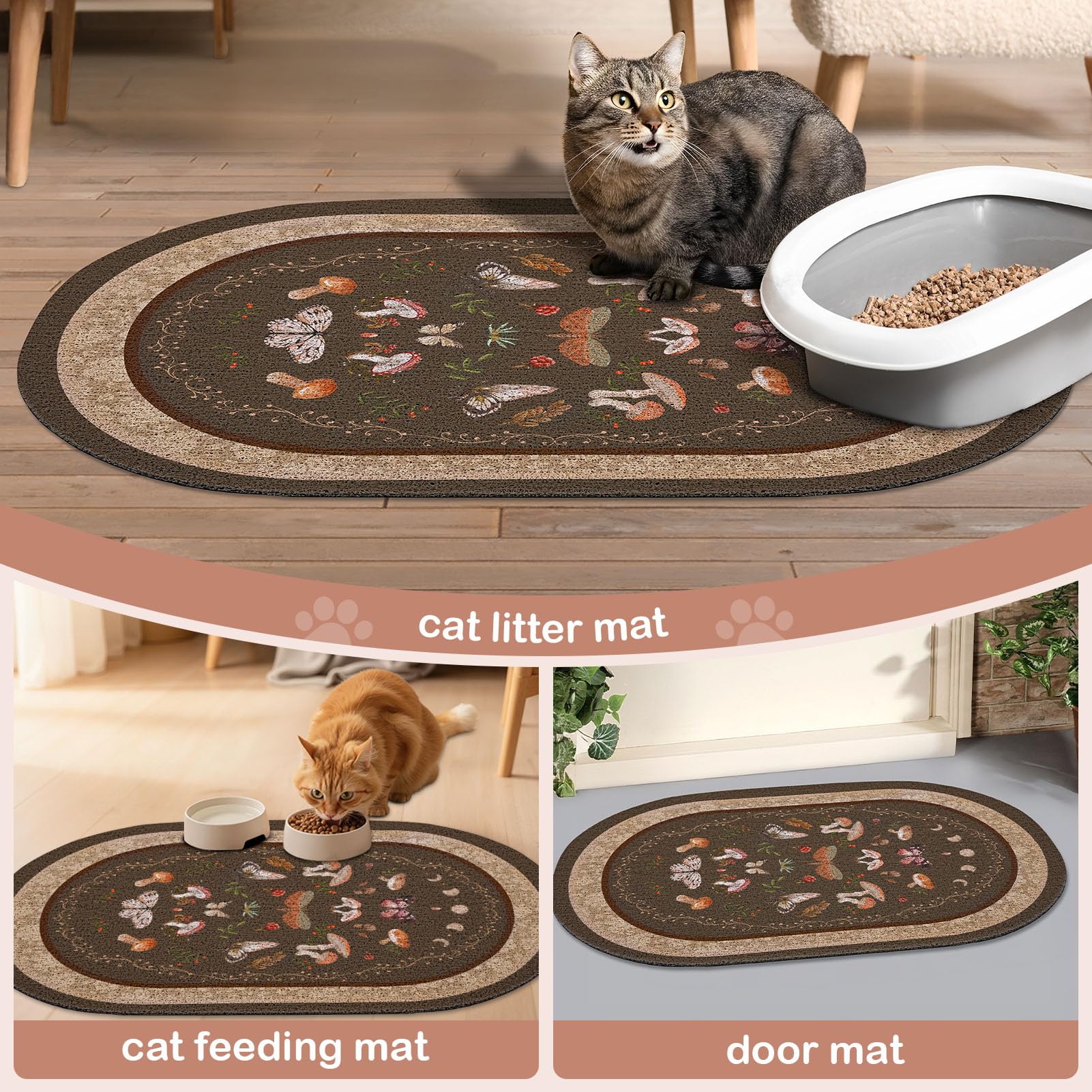 Bienbee tapis coin repos confortable et stylé pour chat intérieur