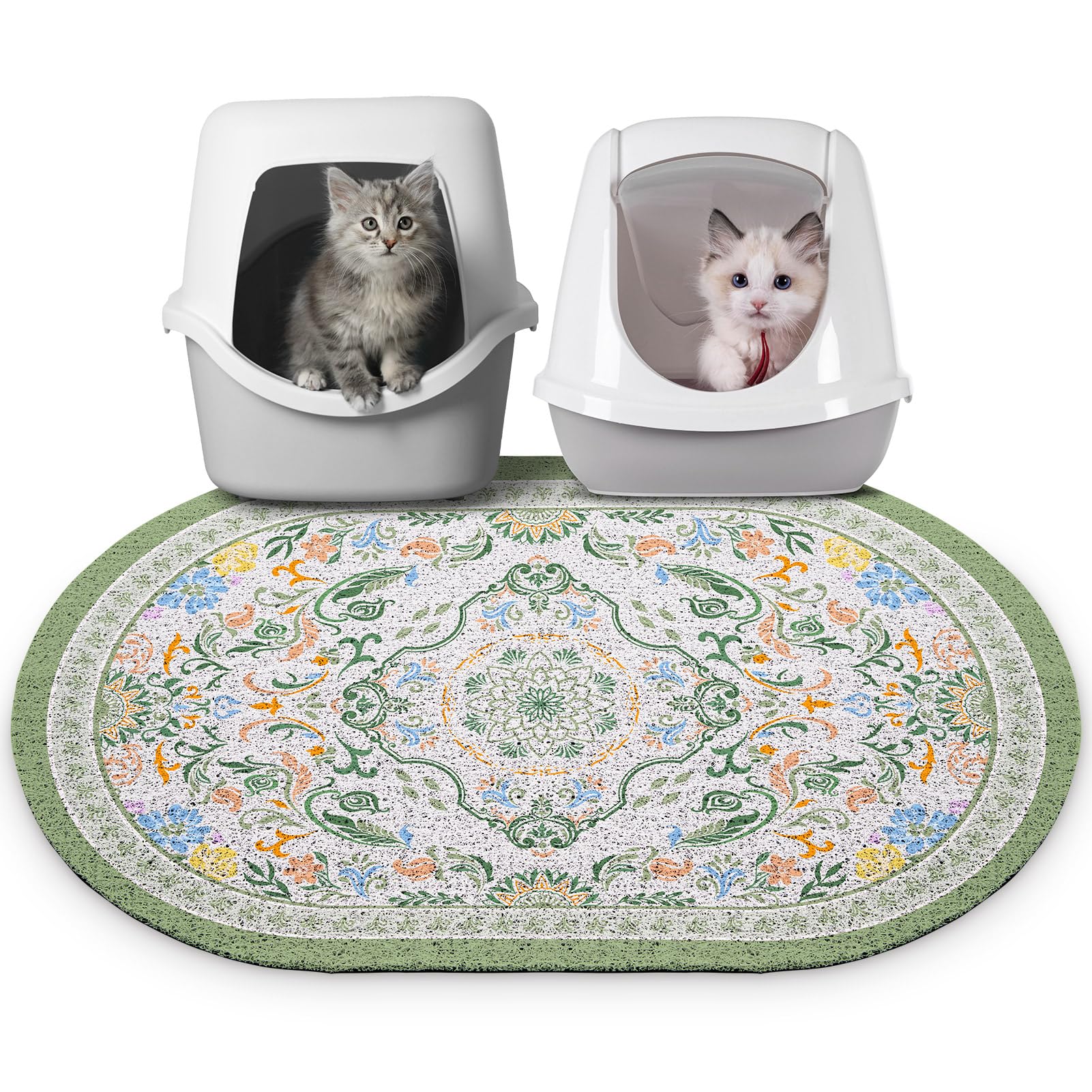 Bienbee tapis face avant montrant zone de capture, protège le sol