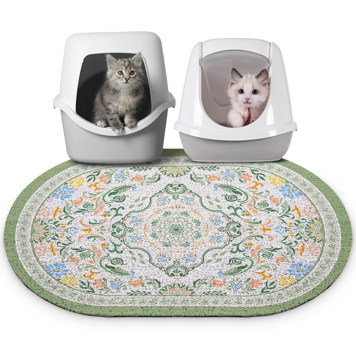 Bienbee tapis face avant montrant zone de capture, protège le sol