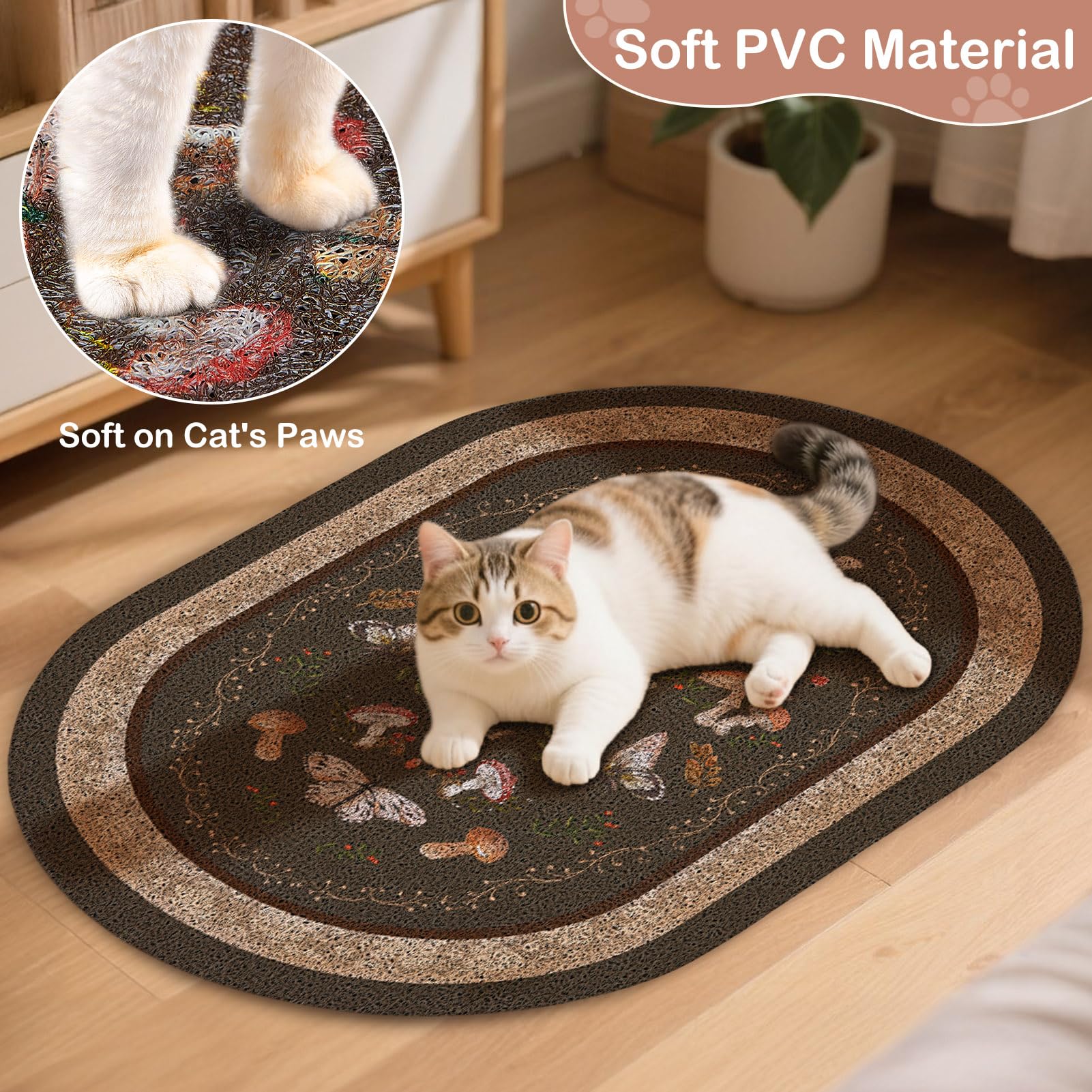 Bienbee tapis mis à l'échelle pour montrer dimensions 24 par 15 pouces