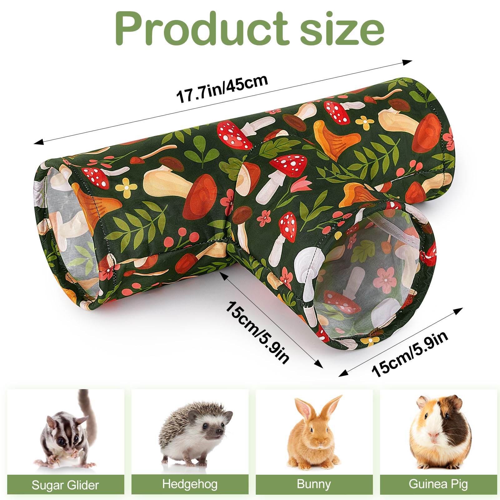 Bienbee tunnel détail sangle et coutures renforcées, garantit maintien de la forme