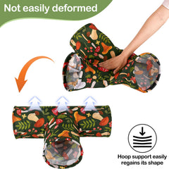 Bienbee tunnel pliage rangement plié, gain de place pour transport pratique