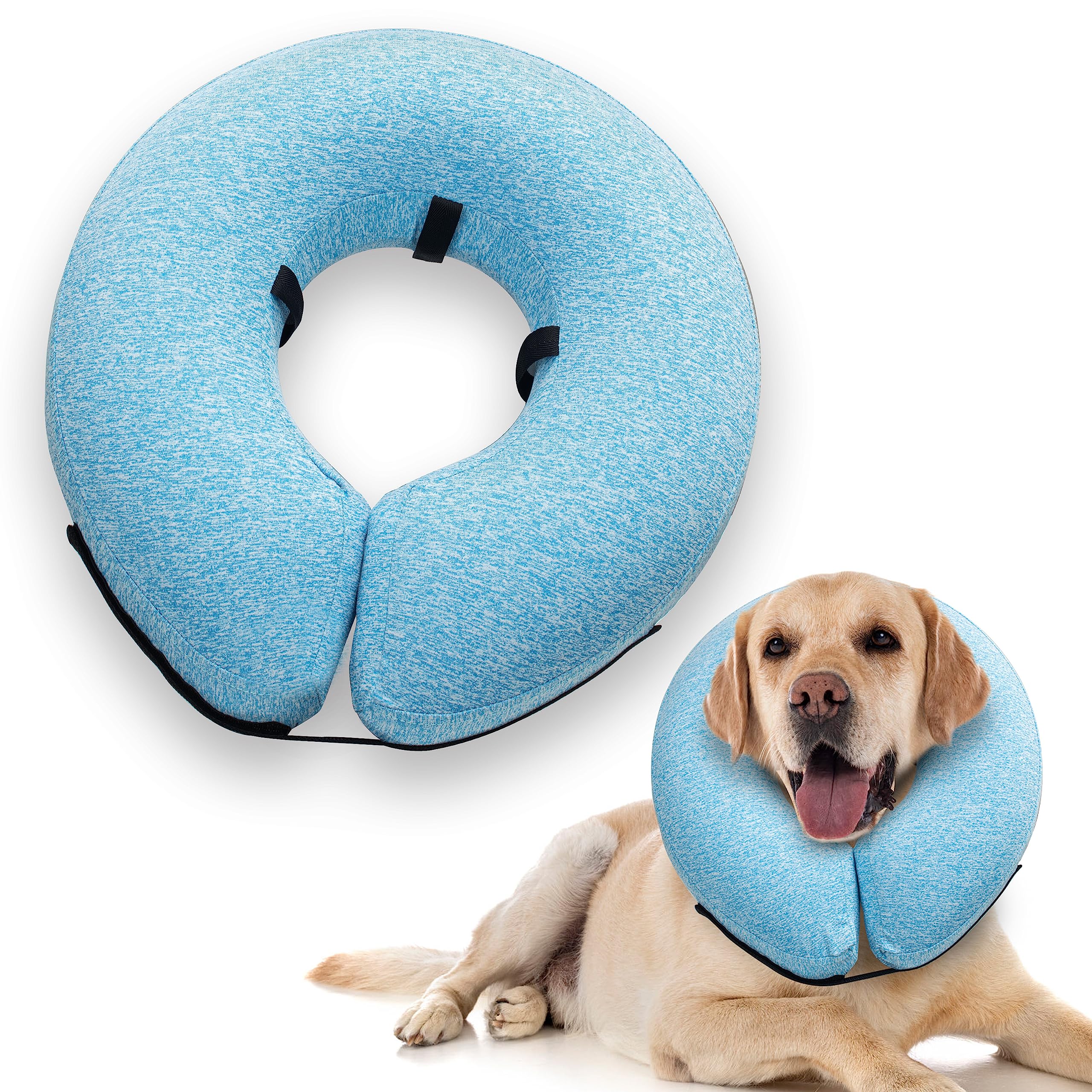 Big Ant collier gonflable devant emballage montrant protection et confort