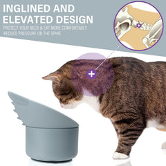Bikabpet bol incliné angle réglable pour posture de repas améliorée