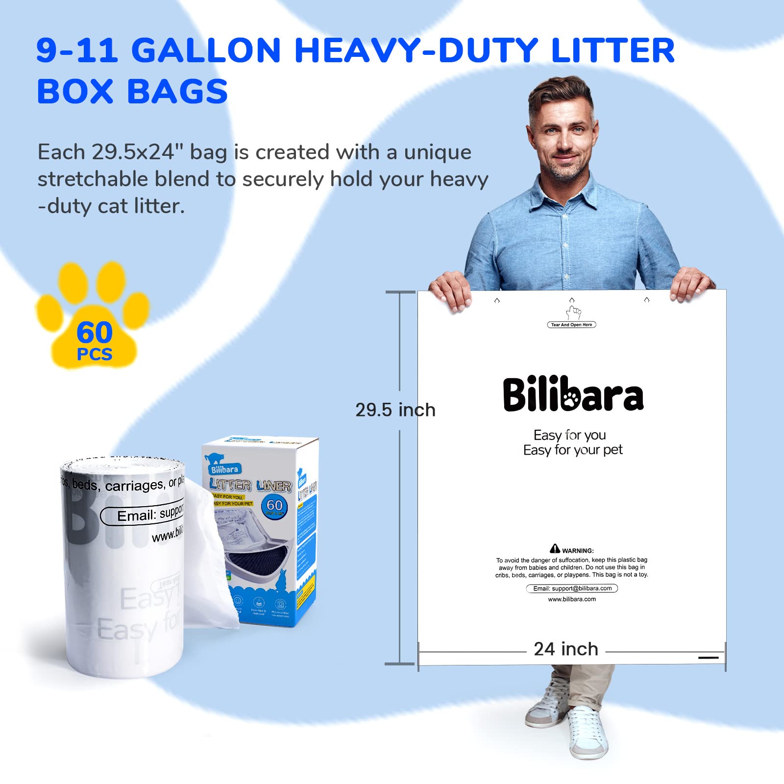 Bilibara sac installé dans une cuisine moderne, aspect discret et propre