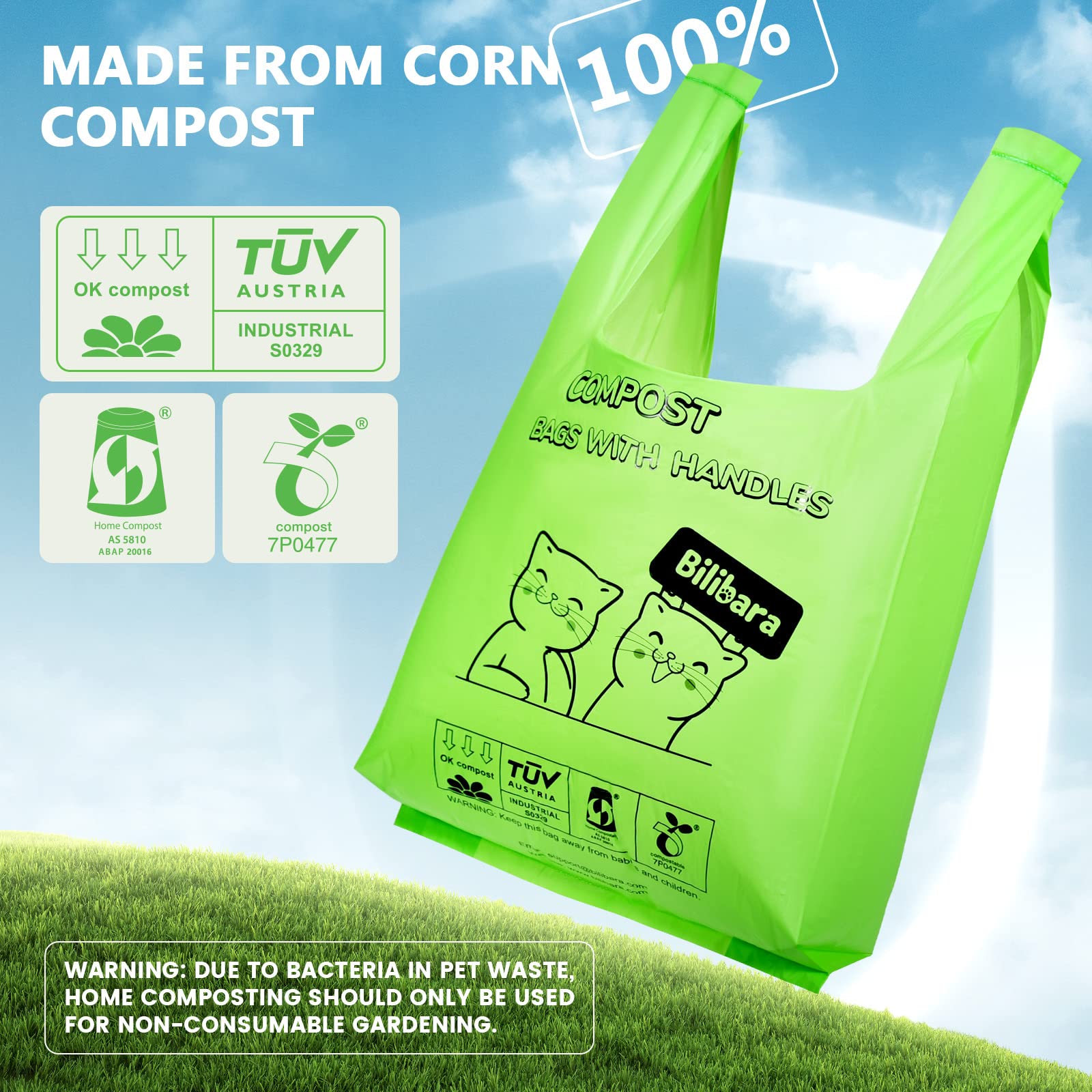 Bilibara zoom sur la matière compostable qui réduit les plastiques