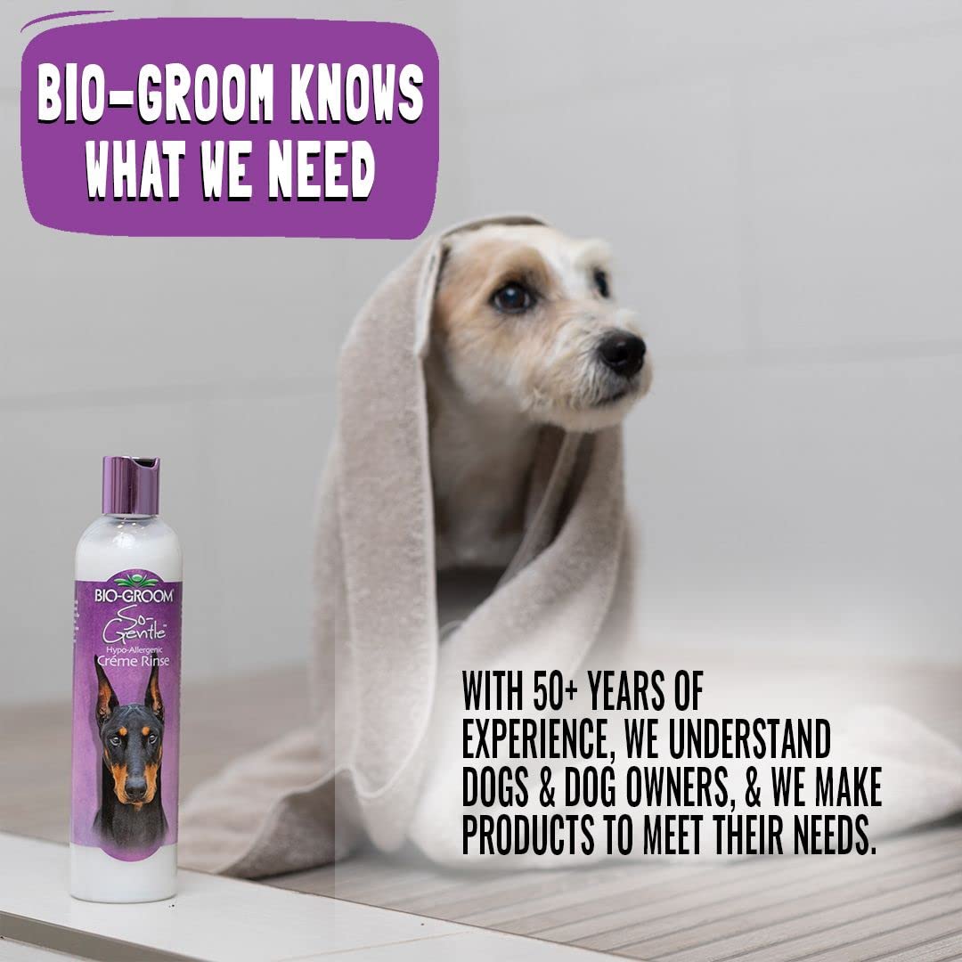 Bio-Groom coat après usage pelage lisse et brillant montre amélioration visible