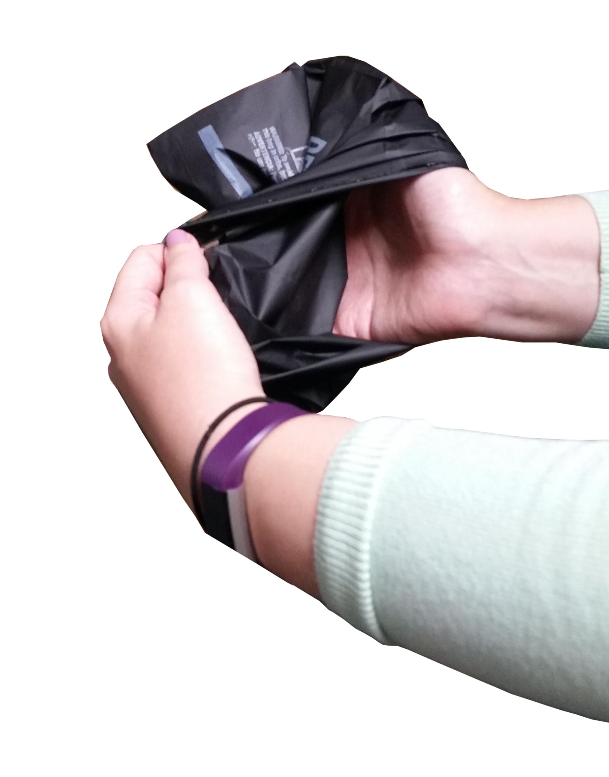 BioBag sac à côté d'un objet pour comparaison de taille et utilité