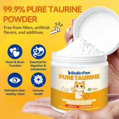 BioBiopaw bocal ouvert révélant poudre pure, manipulation simple