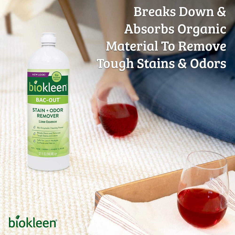 Texture du produit Biokleen Bac-Out en mousse montrant puissance nettoyante