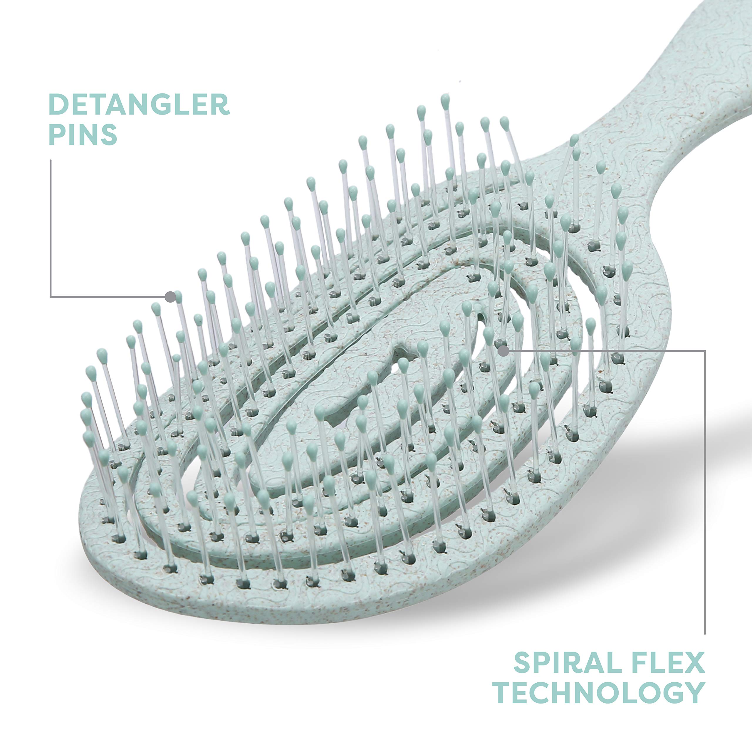 BioSilk brosse utilisée sur chien à poil long pour pelage lisse