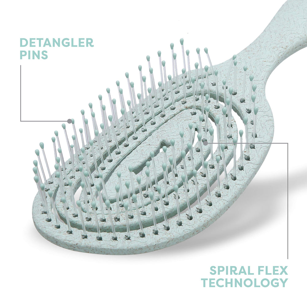 BioSilk brosse utilisée sur chien à poil long pour pelage lisse